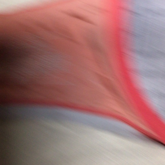 Victoria's Secret Coral Bra with Gray Straps perfect shape bra - Picture 2 of 8